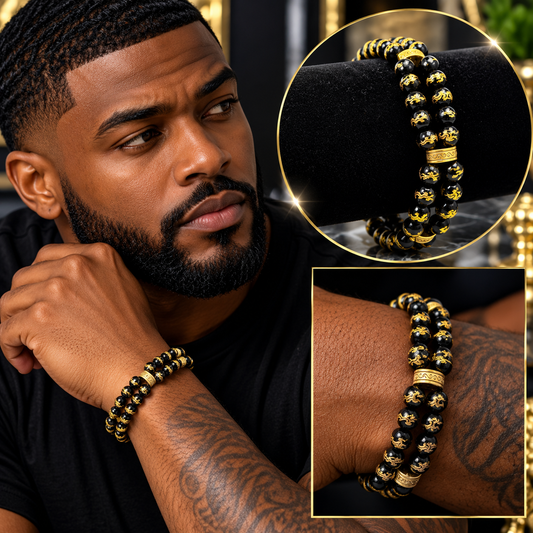 Black & Gold Bracelet