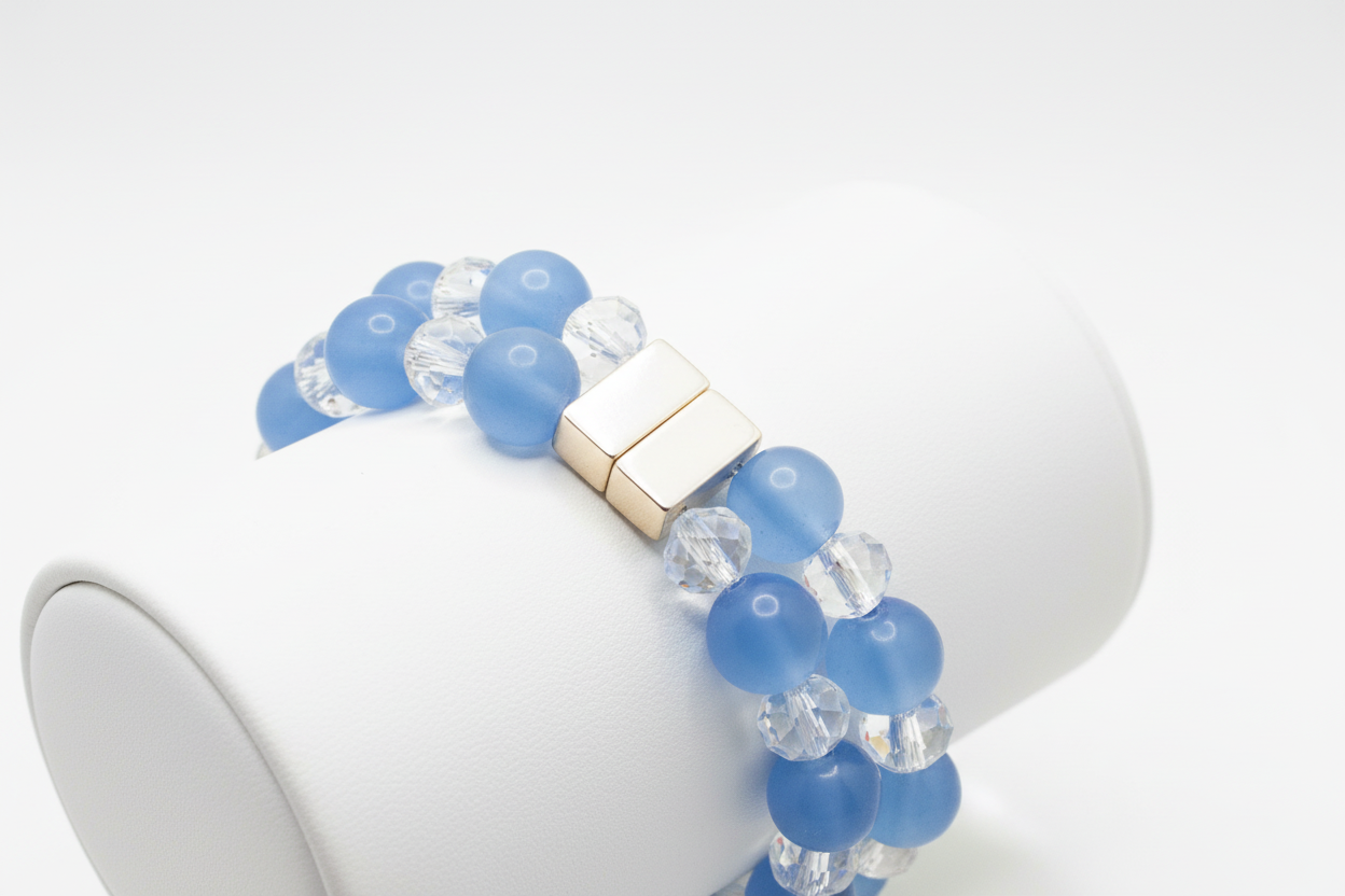 Blue cats eye bracelet