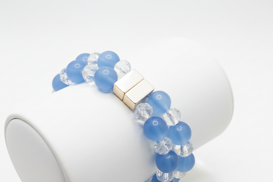 Blue cats eye bracelet