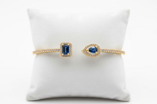 Sapphire Bangle (Gold)
